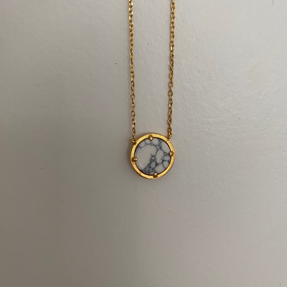 White Marble Necklace